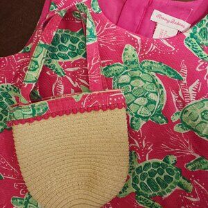 Tommy Bahama Sleeveless Tropical Print Dress - Kids Sz 10